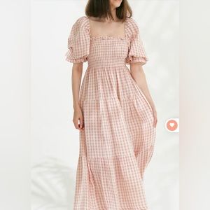 NWT NOTHING FITS BUT Rose Gingham Dress